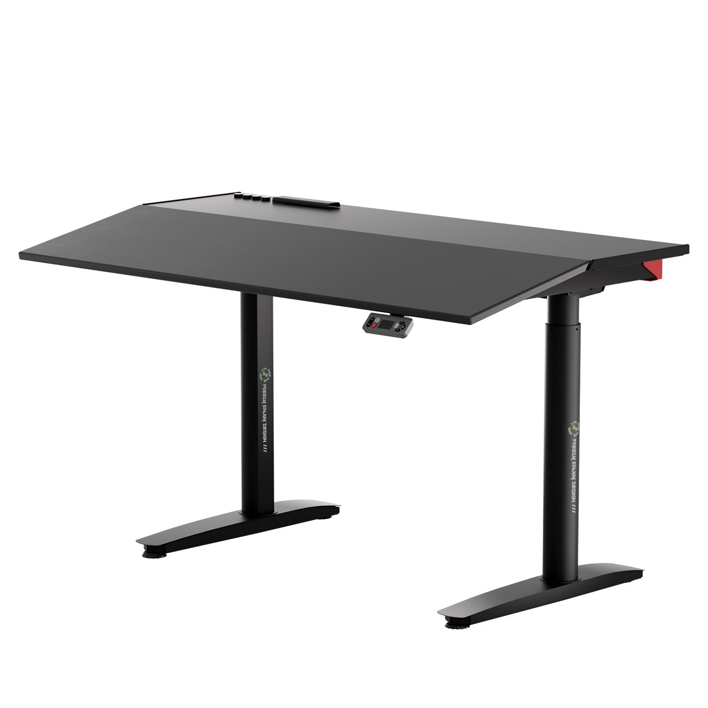 Tilt-adjustable desk