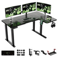 X-WIN 63" Reversible L-Shaped Electric Standing Desk 4 Legs