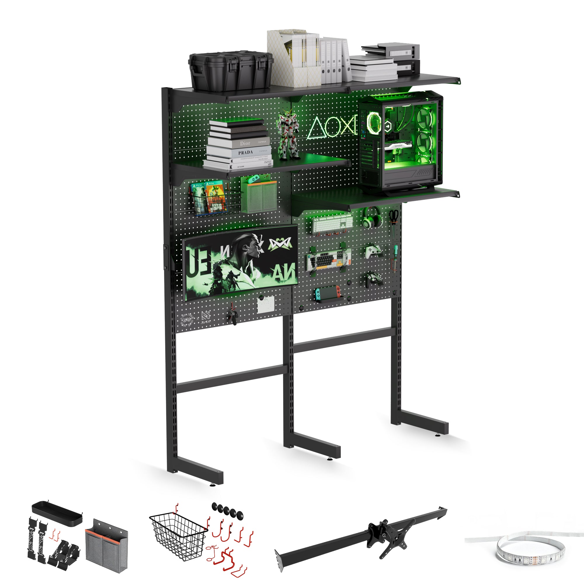 X-WIN Gaming Free Standing Pegboard